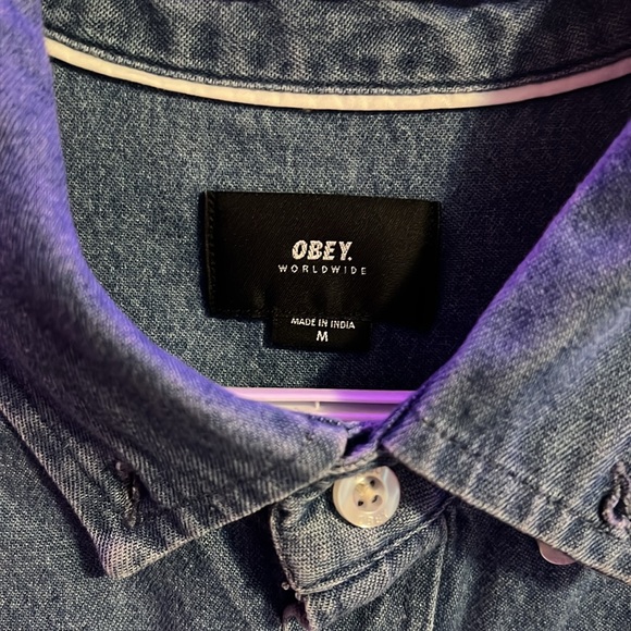 Obey Worldwide Jean Shirt - Picture 2 of 3